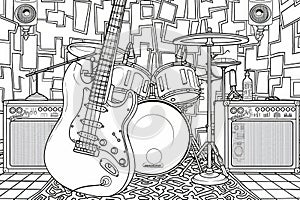 Melodic Creations A Coloring Page Symphony