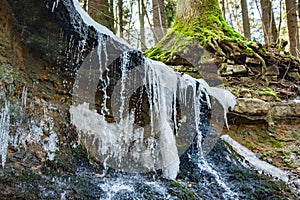 The melodious waterfall near Lauf a.d. Pegnitz, Germany