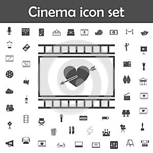 Melodrama icon. Cinema icons universal set for web and mobile