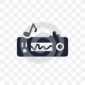 melody transparent icon. melody symbol design from Music collect