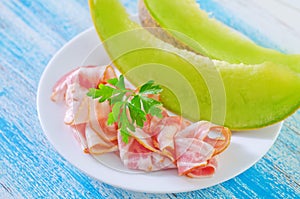 Melon with ham