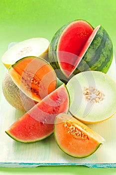 Melons and watermelon