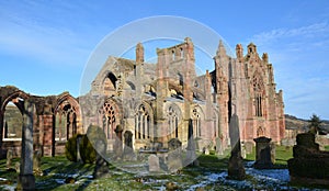 Melrose Abbey Scotland photo