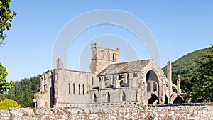 Melrose Abbey in the Scottish Borders