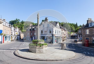 Melrose Town Centre in the Scottish Borders