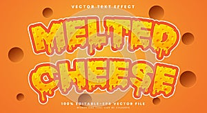 Melted Cheese editable text effect Template