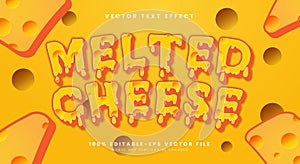 Melted Cheese editable text effect Template