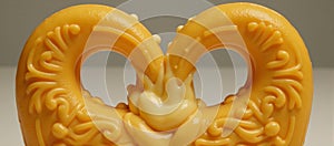 Melted Cheese Frame Handcut Design