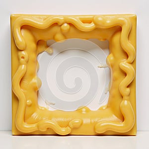 Melted Cheese Frame Handcut Design