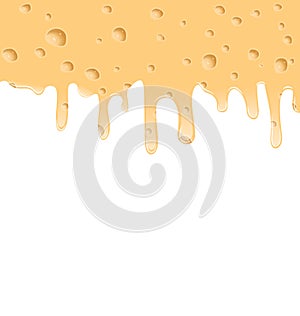 Melted cheese texture with holes, space for your t