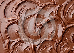 Melted chocolate texture