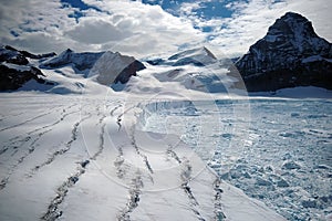 Melting Antarctic glacier