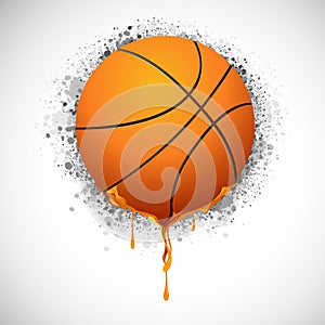 Melting Basketball