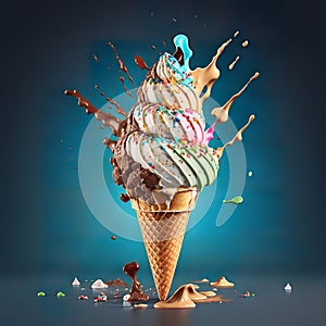 Icecream explosion