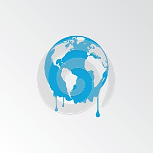 Melting earth - global warming