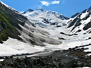 Melting glacier