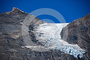 Melting glacier in Austria a consequence of climate change