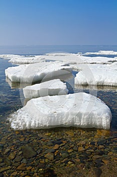 Melting ice