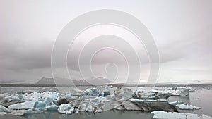Melting ice in Iceland photo