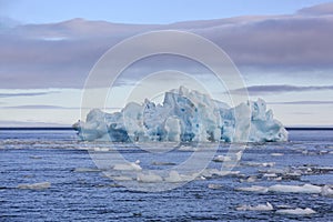 Melting Iceberg in Arctic ocean