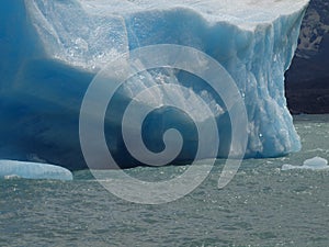 Melting iceberg in Lago Argentino, Calafate photo