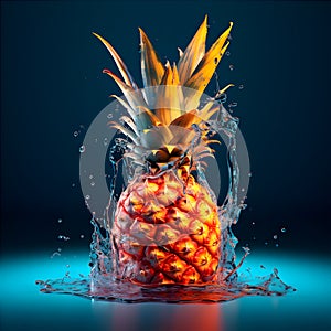 melting pineapple