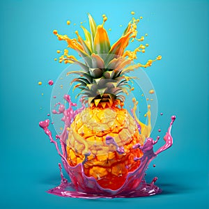 melting pineapple