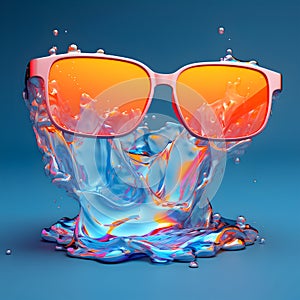 melting sunglasses