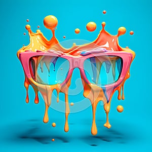 melting sunglasses