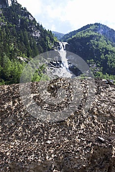 Melting water in the Zillertaler Alps, Austria