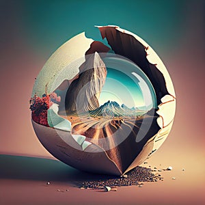 The Melting World: An Exploration of the Illusion of Progress, Made by Generative AI