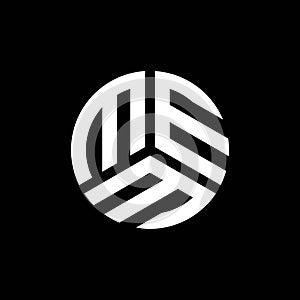 MEM letter logo design on black background. MEM creative initials letter logo concept. MEM letter design