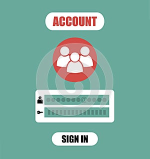 Member Login Form into account managment page