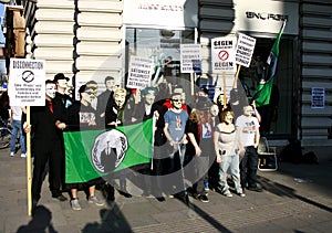 Members of Anonymous hold rally