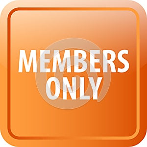 Members only web button