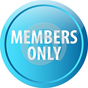 Members only web button