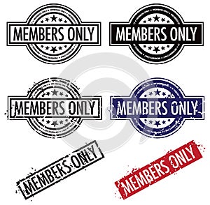 Members Only Stamp photo