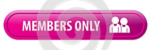 Members only web button