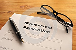 Membership application