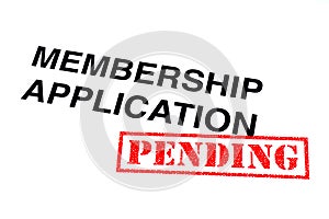 Membership Application Pending