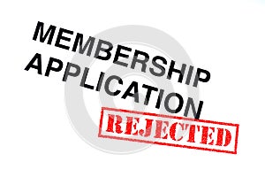 Membership Application Rejected