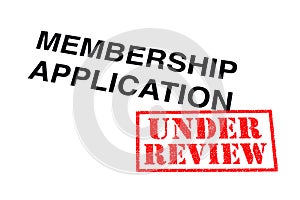 Membership Application Under Review