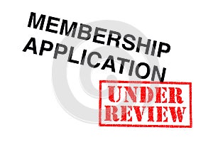 Membership Application Under Review