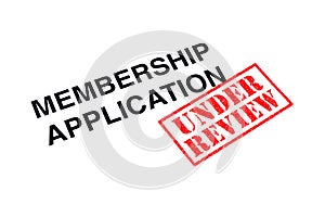 Membership Application Under Review