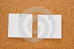 Memo board with empty post-it