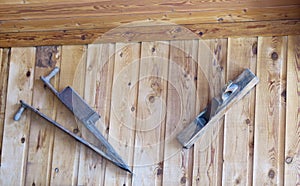 Memorabilia old fashioned hand made tools