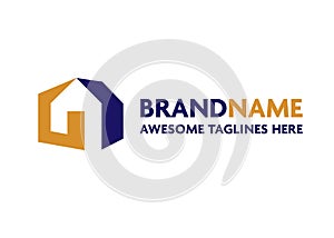 Memorable and simple house logo vector photo