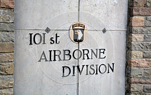 Memorial of the 101st Airborne Division in Bastogne Belgium