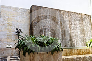 Memorial of the 2008 Mumbai attacks in a courtyard of the Taj Mahal Palace, Mumbai, Maharashtra, India