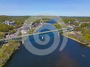 Memorial Bridge, Augusta, Maine, USA